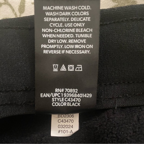 MEMBER’S MARK Men's Tech Fleece Pants Black Medium - NWT - Picture 9 of 9
